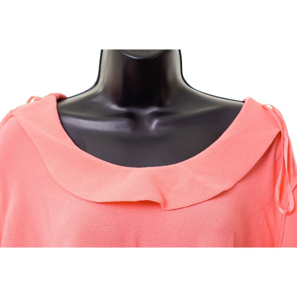 Melissa McCarthy Seven7 Top Lace Ruffle Sleeve Blouse Women's Sz 2X - Picture 11 of 16